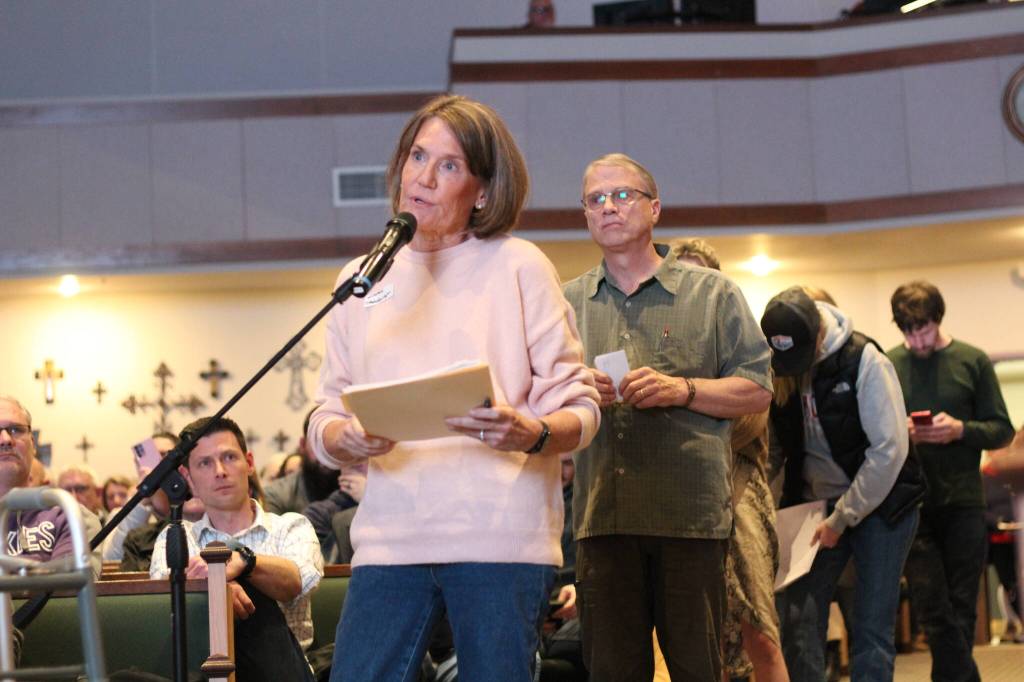 Photo by Ray Miller-Still 
Pictured is former state Rep. Cathy Dahlquist, who is helping organize efforts to address what locals see as major issues with Garden House and the process of moving violent sexual predators into LRAs.