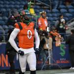 Seattle WR Josh Gordon warming up before kickoff Feb. 23 at Lumen Field. Photos by Ben Ray/Sound Publishing