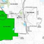 A map of Black Diamond's voting precincts. The green areas are the only two precincts in Black Diamond, Enumclaw, an unincorporated King County that approved of the recent bond measure on the Feb. 14 special election.