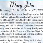 Mary John