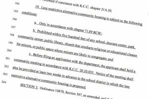 Reagan Dunns proposed legislation aims to give communities advanced notice that a transition home for sex offenders, known as a Less Restrictive Alternative, could operate nearby. Screenshot