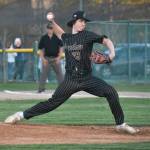 PHOTO BY KEVIN HANSON 
One of the key performers for Enumclaw High baseball all season has been Cooper Markham, a threat every time he takes the mound or steps to the plate. The Hornet sophomore and his teammates will begin the 16-team Class 2A state tournament Saturday morning.
