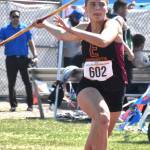 Photo by Kevin Hanson
Natalie DeMarcos personal-best effort in the javelin was good for second place at the Class 2A state track and field championships.