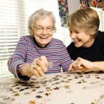 Working on a puzzle together can be the perfect rainy day solution to keep a loved one engaged and active indoors.