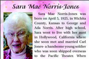 Sara Mae Norris-Jones