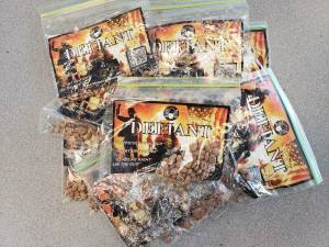 Baggies containing White Lives Matter fliers were tossed in Enumclaw yards last Saturday. Photo by Ray Miller-Still