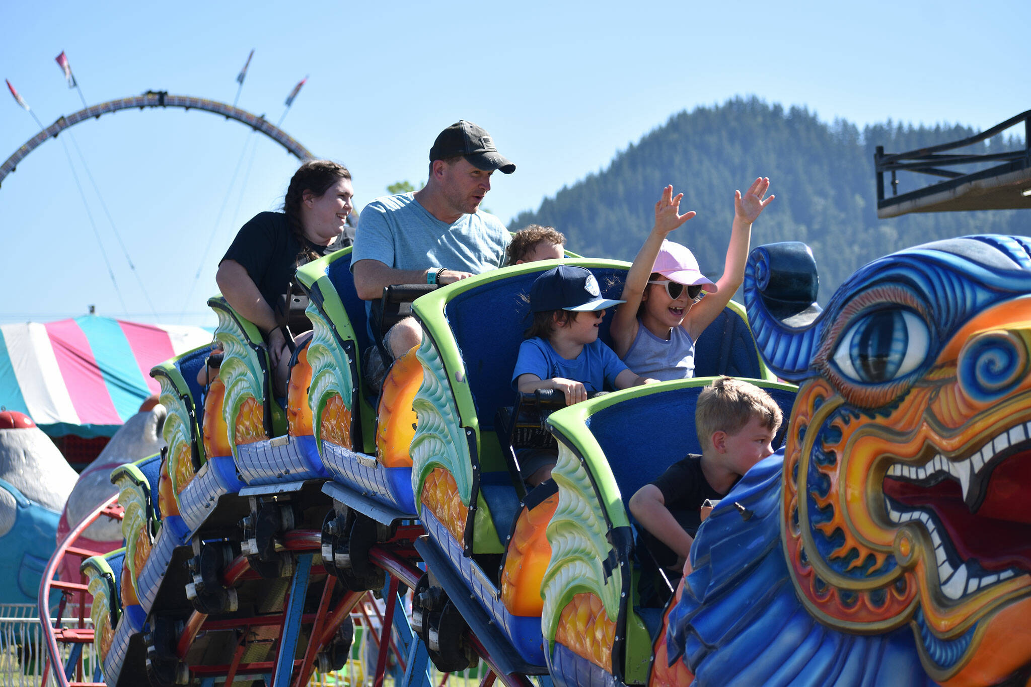 The King County fair brings thousands of people to the Enumclaw Expo Center; this is a photo from last years event. Photo by Alex Bruell