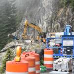 Construction on Stevens Canyon Road has kept it closed for years, except on weekends and holidays. Photo courtesy NPS