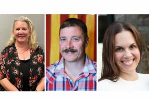 Incumbent Lori Metschan, ESD School Board Director 4 and challengers Ben Stouffer and Tonya Pettit