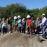Photo By Joshua Solorzano/Sound Publishing
Black Diamond employees participating in a ceremonial groundbreaking at the location where the Lawson Hills Fire Station is set to be.