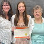 Left to right: Dawn Kinney Mille, daughter Megan, and grandmother Grace Kinney. Courtesy photo