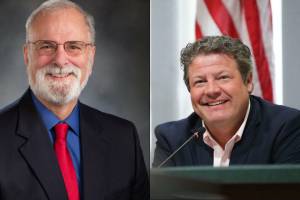 Sen. Phil Fortunato (R-31) and King County Councilmember Reagan Dunn.