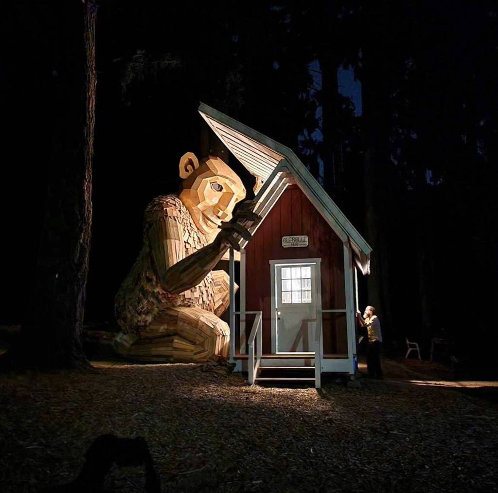 Olle Bolle in Portland. (Photo courtesy Thomas Dambo)