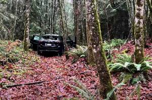 Screenshot
After a 40-year old Orting woman was found dead in University Place, Buckley police and Pierce County deputies found the suspect inside his car in rural Buckley.