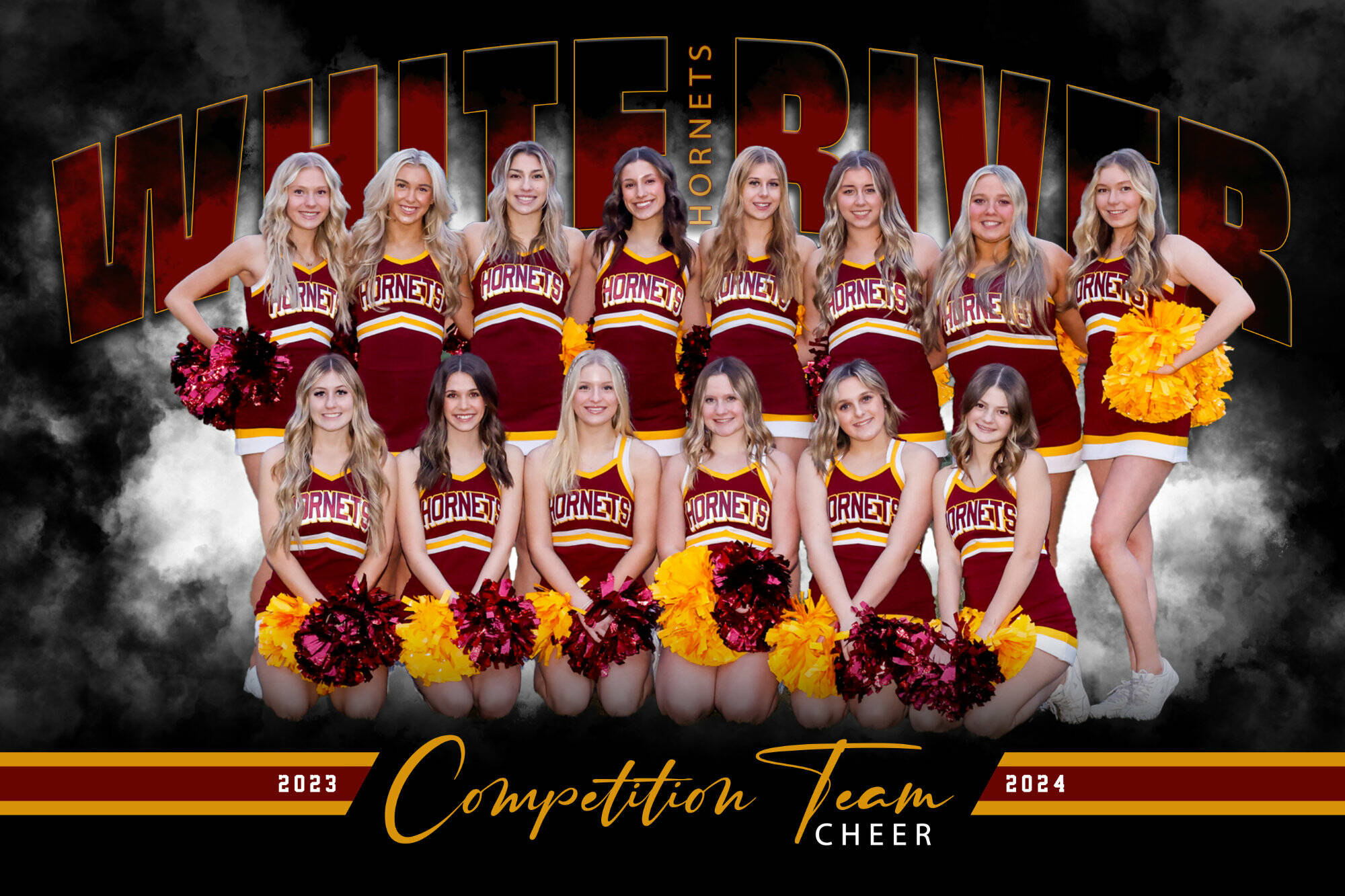 Contributed photo
In other sports news, the White River Hornets competition cheer team made it to state this last weekend after competing in the Last Chance Qualifier.