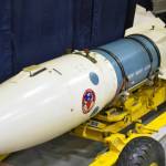 AIR-2 Genie rocket with a replica nuclear warhead attached. (Photo by Steve Heeb)