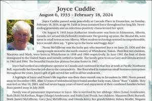 Joyce Cuddie