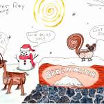 Students in Greenwater made get well soon cards for Trooper Raymond Seaburg after he was shot and injured in Kent last month. Contributed photo