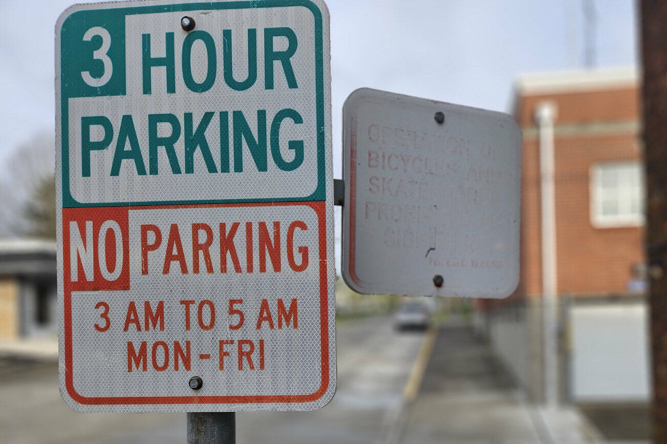 Photo by Ray Miller-Still
Tickets for exceeding Enumclaws three-hour parking limit are now $100; general violations are $60.