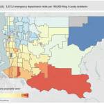 Screenshot
Washington State Department of Health data showed that the 98022 ZIP code area had the second-most emergency department visits for asthma-related issues in 2022. This is in part to Enumclaws unique geography that traps ozone in the area during hot days.