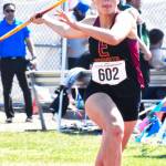 Natalie DeMarco is shown here on the way to a second-place finish at last years state track and field championships. Last week, she received a 2024 Smart Choices Scholarship. File photo