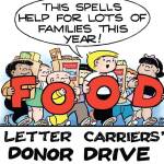 The Stamp Out Hunger event is every second Saturday in May - which means it's this Saturday, May 11. Image courtesy the National Association of Letter Carriers