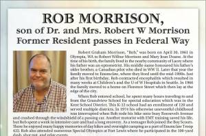 Obit for Rob Morrison