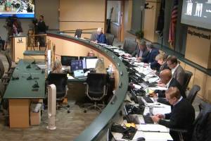 Screenshot
The King County Council at its Nov. 28, 2023 meeting, which included a public comment period on the proposed $20 minimum wage.