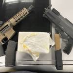 Guns confiscated during a drug bust of South King County residents. COURTESY PHOTO, U.S. Department of Justice