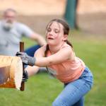 Joslyn Burger in the double bucking.
