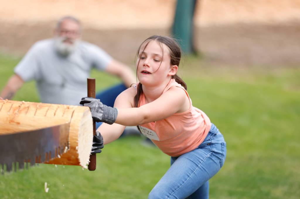 Joslyn Burger in the double bucking.