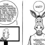 Frank Shiers, Jr. is a longtime King County resident, who's drawn political cartoons for over forty years. He creates at least four cartoons a week, which are published in a dozen newspapers.