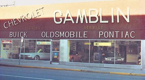 Paulson Chevrolet sold the dealership to Art Gamblin in 1969. Contributed photo