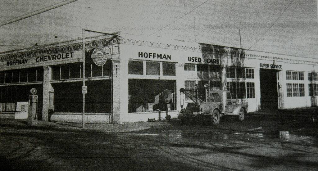 A historical photo of the Hoffman dealership, before Leonard Paulson bought it. Contributed photo