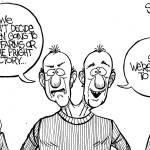 Frank Shiers, Jr. is a longtime King County resident and has drawn political cartoons for over forty years. He creates at least four cartoons a week, which are published in a dozen newspapers.