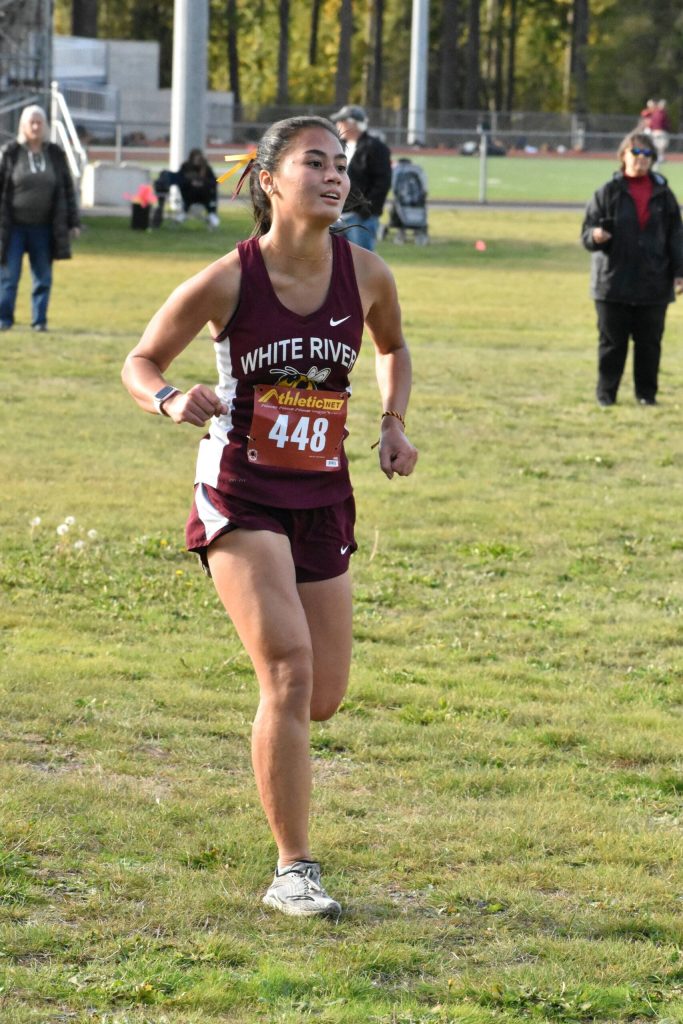 Photo by Kevin Hanson
Nativity Leddy (448) placed fifth for the WR girls.