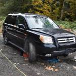 Detectives are seeking anyone with information on the 2006 Honda Pilot with Pennsylvania plates. Photo courtesy the Washington State Patrol
