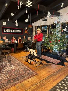 Photos courtesy The Simple Goodness Sisters
The Simple Goodness Sisters is hosting its month-long Holiday Hootenany from Nov. 30 through Dec. 22 and features festive cocktails (and non-alcoholic drinks), family friendly activities, a Christmas tree lot, weekly snowfall, Christmas Movies, live music, wreath classes and a Pop Up Market.