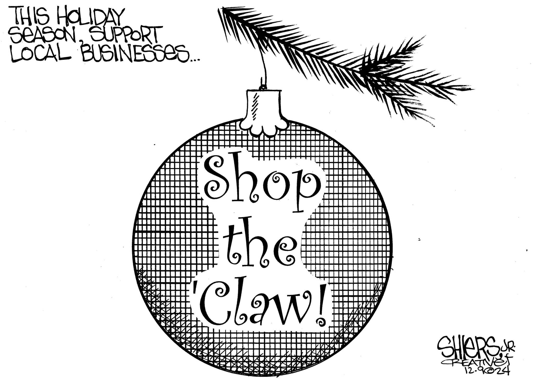 Frank Shiers, Jr. is a longtime King County resident and has drawn political cartoons for over forty years. He creates at least four cartoons a week, which are published in a dozen newspapers.