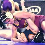 Photo by Kevin Hanson
White Rivers Lilyana Lamothe was crowned the SPSL 2A state champion at 130 pounds last year at the Mat Classic XXXV; the WR girls placed seventh overall.