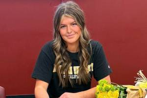 Kianna Rohner signed with Dominican University of California on Dec. 11. 
Courtesy photo