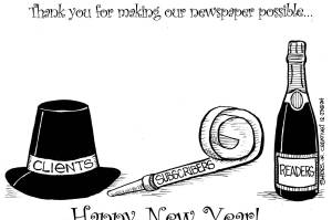 Frank Shiers, Jr. is a longtime King County resident and has drawn political cartoons for over forty years. He creates at least four cartoons a week, which are published in a dozen newspapers.