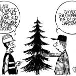 Frank Shiers, Jr. is a longtime King County resident and has drawn political cartoons for over forty years. He creates at least four cartoons a week, which are published in a dozen newspapers.