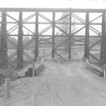 Photo courtesy King County
Photo of Boise X Connection Bridge (foreground) when it first opened in 1956. The Northern Pacific Railroad trestle in the background was torn down in 1982.