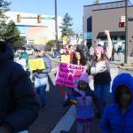 Signs referencing LGBTQ+ rights and womens rights were among the crowd at the Jan. 18 demonstration. Photo by Bailey Jo Josie/Sound Publishing.