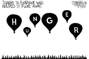 Frank Shiers, Jr. is a longtime King County resident and has drawn political cartoons for over forty years. He creates at least four cartoons a week, which are published in a dozen newspapers.