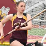 WRHS' Maci Roach was tops in the pole vault at a meet with the Decatur Gators. Photo by Kevin Hanson