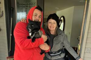 Daniel Rebollar and Vanny were reunited thanks to local Marilyn Nelson. Facebook photo