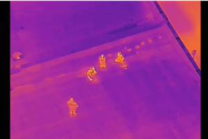 Three auto theft juvenile suspects attempted to hide from officers on a roof last August. However, the Enumclaw Police Departments thermal-imaging drones were able to spot them.