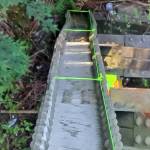 Here you can see where the bridge's support beam is bending in two directions. Photo courtesy Washington State Department of Transportation